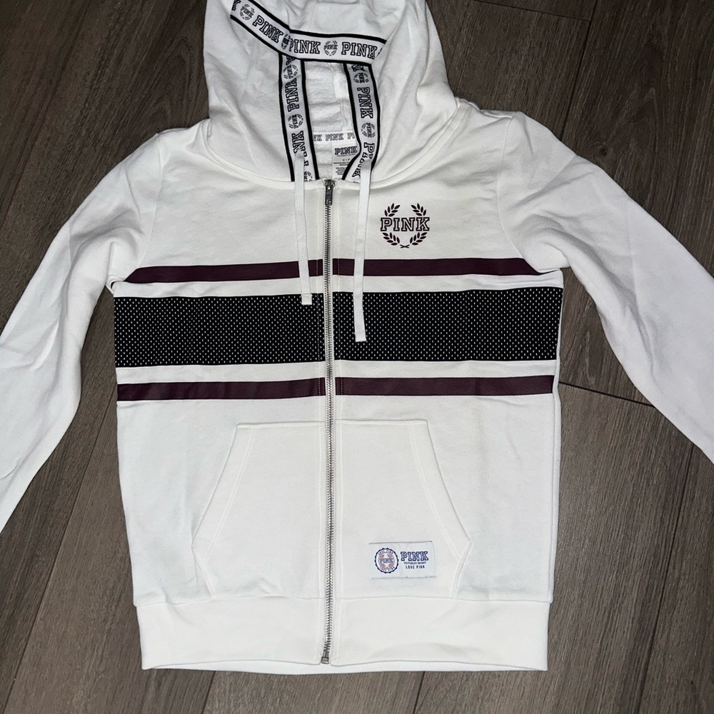PINK Victoria's Secret White Hoodie